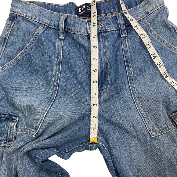 GAP Baggy super wide double cargo jeans women’s 4 27R skater street style trendy - Picture 11 of 13